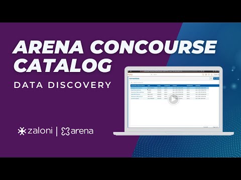 Demo of Data Discovery in Zaloni Arena Concourse