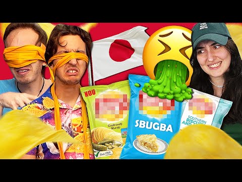 GUESS THE JAPANESE CHIP BLINDFOLDED! with @leo and @totta