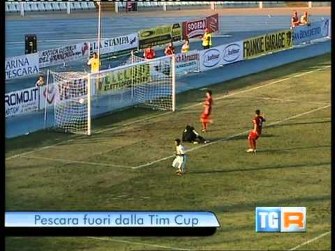 Pescara 2-2 Triestina (11-12 dcr) coppa Italia 14-8-2011