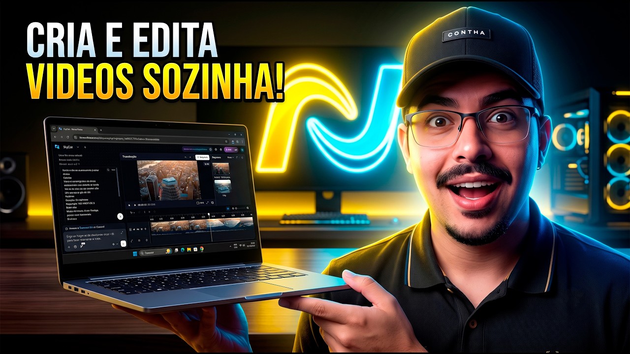 Pare de Editar Vídeos! Essa IA Faz Tudo Por Você em Minutos (Adeus Premiere?) 🤯🚨