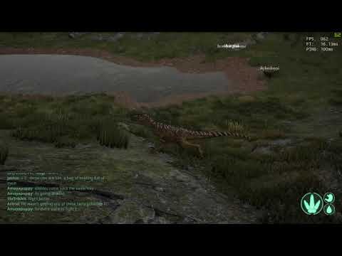 Utah Pack Vs Dilo -The Isle Gameplay- |Hunting Grounds Server|