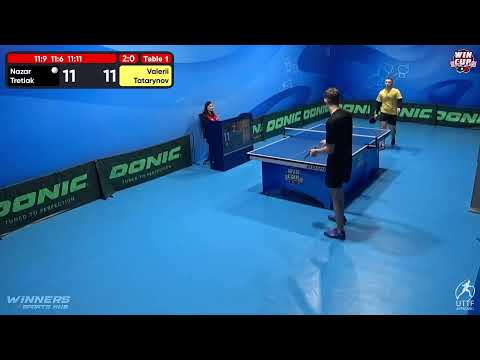 10:30 Nazar Tretiak 3-0 Valerii Tatarynov West 1 WIN CUP 15.12.2022 | TABLE TENNIS WINCUP