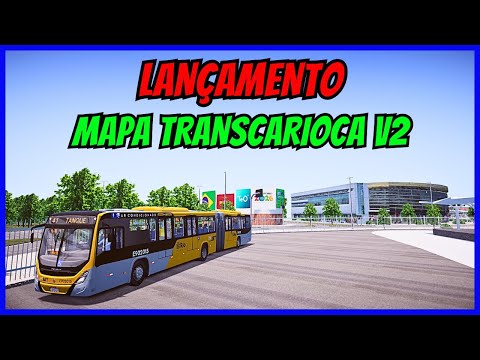 ????Gameplay Novo Mod Mapa Transcarioca RJ V2 Recreio Experience Update | Proton Bus Simulator | PBSU