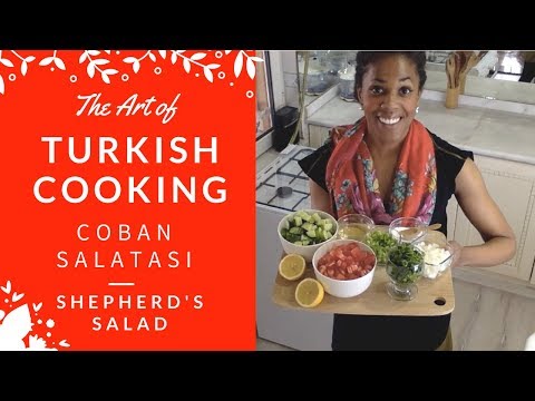 Turkish Shepherd's Salad (Çoban Salatası) - Healthy, Fresh & Simple