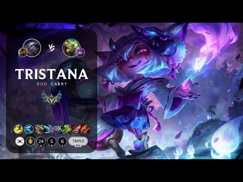 Tristana ADC vs Zeri - KR Challenger Patch 13.15