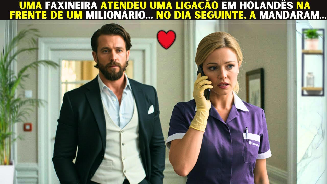 UMA FAXINEIRA ATENDEU UMA LIGAÇÃO EM HOLANDÊS NA FRENTE DE UM MILIONÁRIO NO DIA SEGUINTE, A MANDARAM
