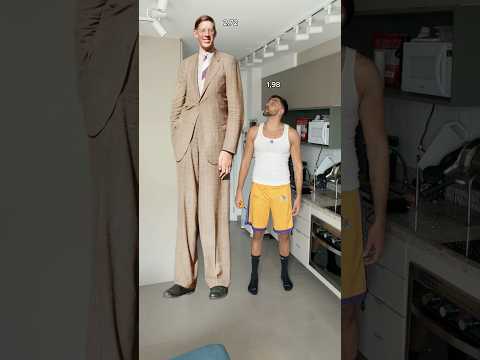 Minha altura vs Pessoas mais altas da história