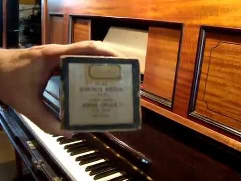 Serenata Maleva, Vals de E. Delfino en Pianola por Horacio Asborno desde Viedma, Argentina