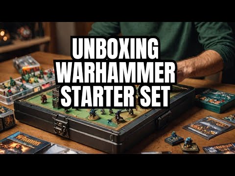 First time Unboxing the Warhammer starter set