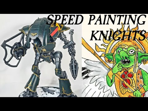 Sanguinius Paints: Speed painting a Cerastus Knight Lancer