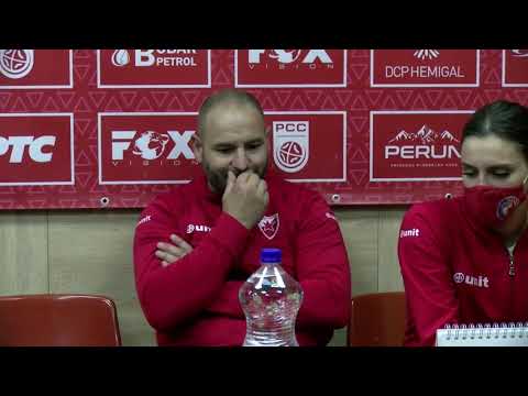 ARKUS liga 8. kolo / Beograd - Crvena Zvezda / Izajve aktera meča nakon utakmice