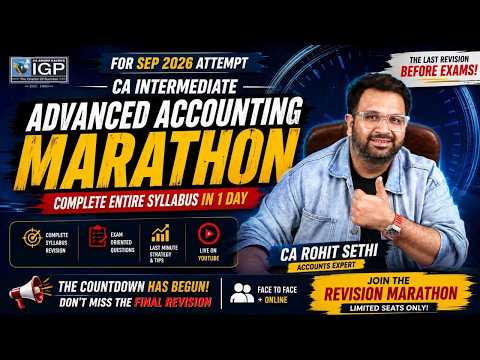 CA Intermediate Advanced Accounting Marathon