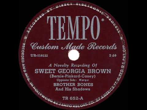 1949 HITS ARCHIVE Sweet Georgia Brown   Brother Bones Harlem Globetrotters theme