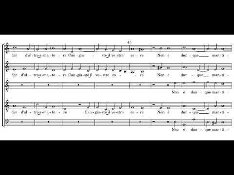 Cipriano de Rore: Non  è  lasso martire - La Compagnia del Madrigale