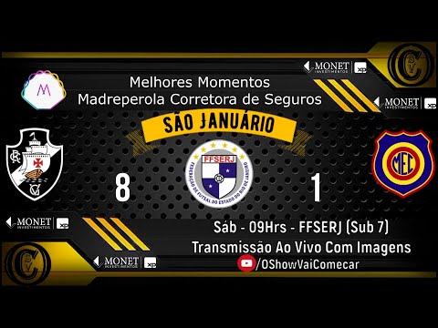 Melhores Momentos Madreperola Vasco 8 x 1 Madureira - Sub 7 - FFSERJ