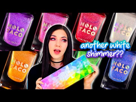 Holo Taco Rock Candy Nail Polish Collection Swatch & Review (and comparisons!) || KELLI MARISSA