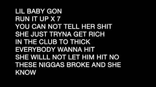 Run it up DDG Lyrics - ft YBN NAHMIR, G HERBO, BLACK YOUNGSTA