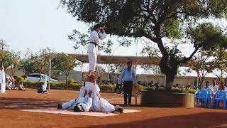 preview picture of video 'Sensei Vijay Metri :-- As the Karate demo...was held in Sanskaar School, On Republic day celebration'