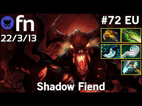 fn plays Shadow Fiend!!! Dota 2 7.21