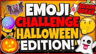 Halloween Emoji Challenge | Halloween Brain Break & Emoji Quiz | Halloween Games For Kids | GoNoodle