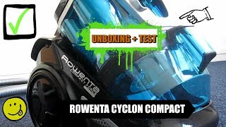 Ein Mann packt ihn aus | Unboxing+Saugtest | Rowenta Compact Power Cyclonic | AUTGameForce