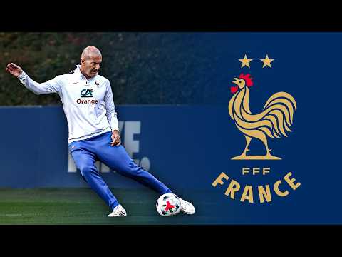 ZIDANE régale pour son 1er ENTRAINEMENT avec la FRANCE !