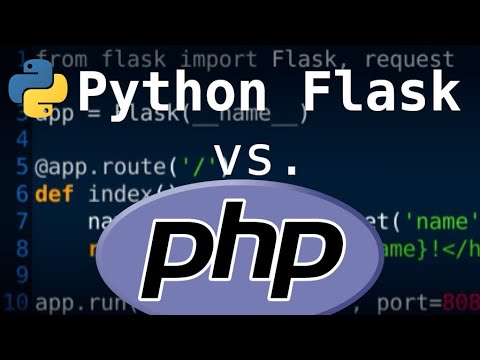 Hello World Web Server Python Flask Vs Php