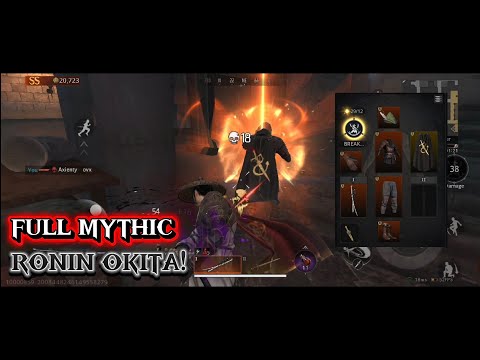 FULL MYTHIC RONIN OKITA GAMEPLAY | Gold and Glory
