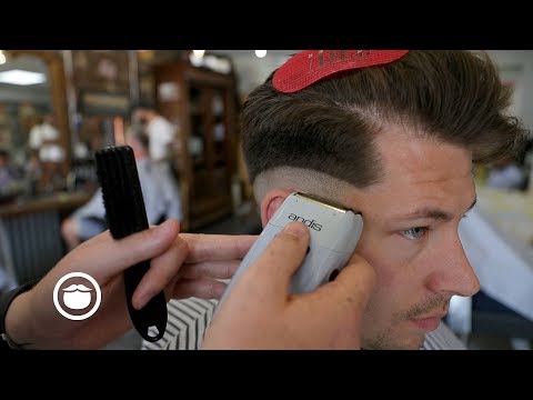 Thick Hair Side-Part Skin Fade Video