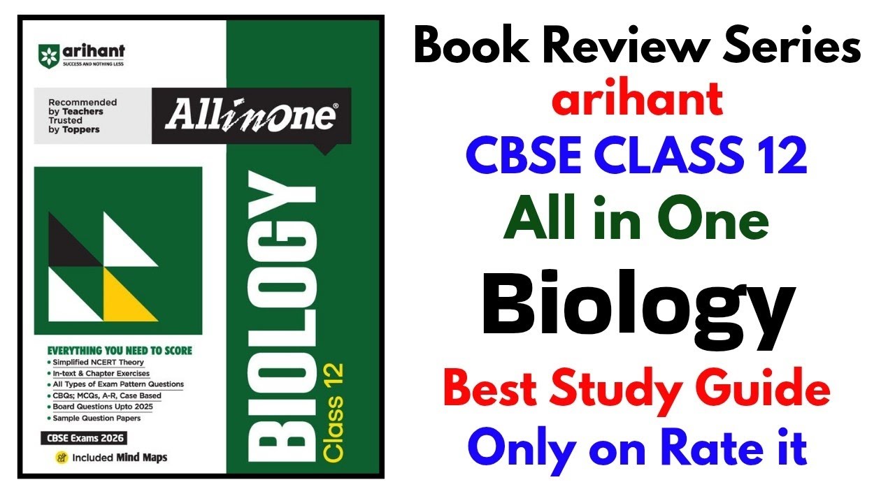 Arihant All in One CBSE Class 12 Biology Book Review | Arihant CBSE Class 12 All in One Biology Book