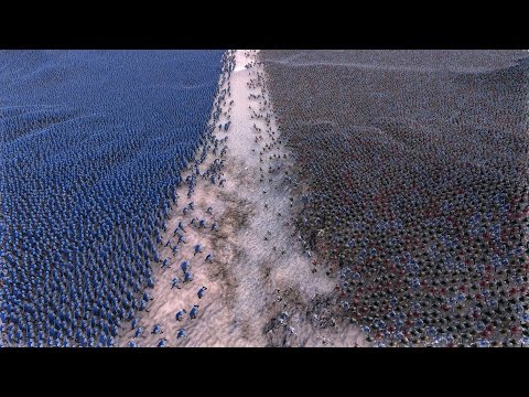 30.000 FOOTMEN vs 30.000 HEAVY KNIGHTS - Ultimate Epic Battle Simulator