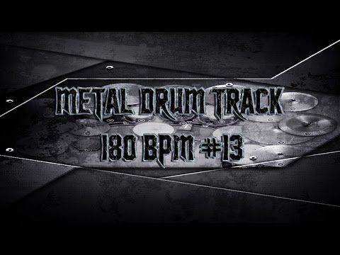 Simple Straight Metal Drum Track 180 BPM | Preset 2.0 (HQ,HD)