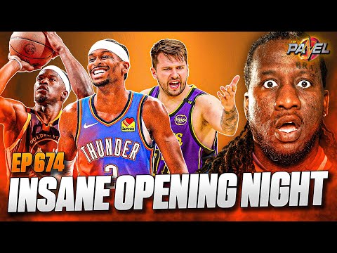 Opening Night THRILLER: OKC Win in 2OT + GSW Ruin Luka MASTERCLASS | The Panel