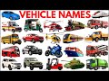 Vehicle Names Learn 50 Vehicle Names In English With Sounds Vehicles Vocabulary Vehiclesname