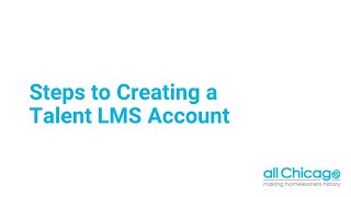 Steps to Creating Talent LMS Account
