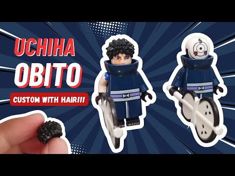 Custom Minifigure Obito || WM Block Mini figure || WM2081 || Lego (Un-Official) Uchiha Obito