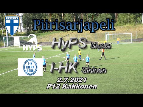 Piirisarja P12 HyPS Musta - I-HK Sininen 2.7.2021