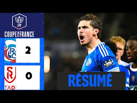 Strasbourg - Reims (2-0) Résumé | Coupe de France 2026 | rcsa reims | RC strasbourg stade de reims