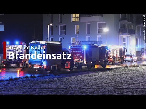 Fire in the basement of an apartment building in Asten