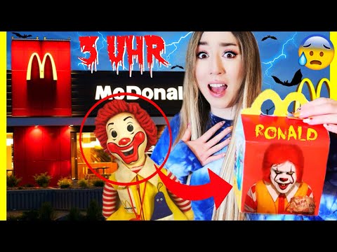 KAUFE & ESSE niemals RONALD MCDONALD halloween Clown HAPPY MEAL um 3 Uhr NACHTS