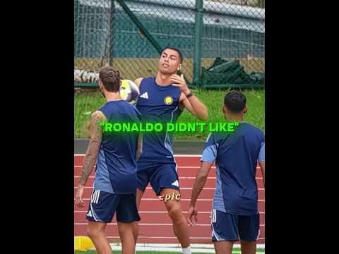 Ronaldo’s Shoulder Pass Was Unreal 🥶