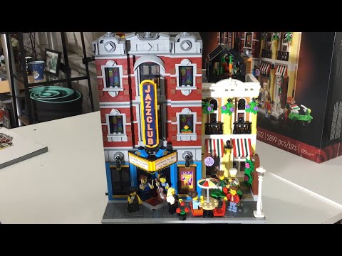 New LEGO Modular 10312 Jazz Club + Pizzeria Unboxing/Build/Review!!!