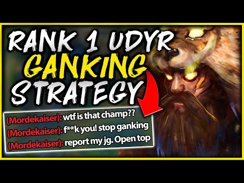 #1 UDYR WORLD NEW GANKING STRATEGY MAKES ENEMIES RAGE (FF AT 15 EVERY TIME) - League of Legends