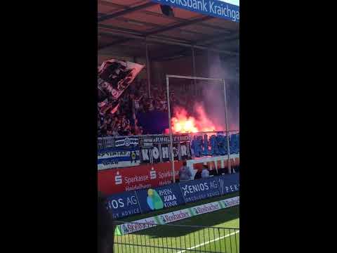 SV Sandhausen 1916 - MSV Duisburg pyro