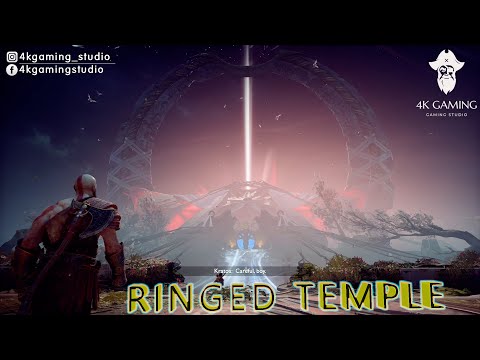 GOD OF WAR (PART-16) by 4K GAMING STUDIO.... "RINGED TEMPLE TRENCH ENTRY" at ALFHEIM REALM.