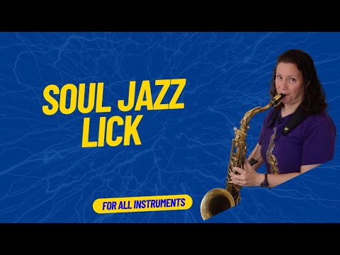Soul Jazz Lick from Stanley Turrentine