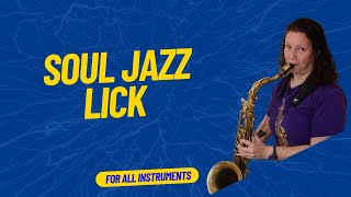 Soul Jazz Lick from Stanley Turrentine