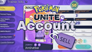 Pokemon Unite 50 Lvl Max 🔥Account Sell 😳 | Pokemon Unite | #pokemon #games