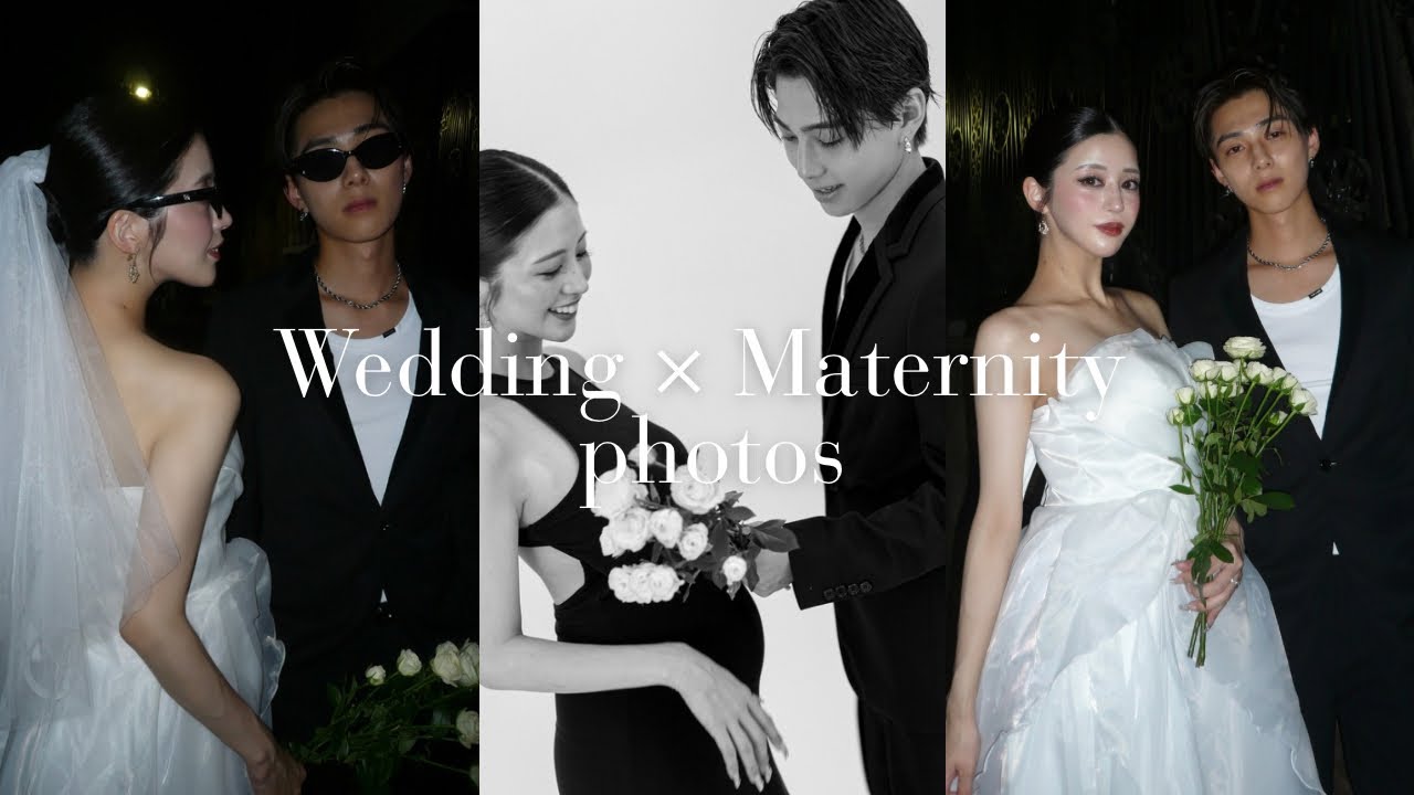 【結婚】お腹の赤ちゃんと一緒に撮ったウェディング×マタニティフォト