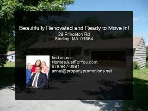 SOLD! 29 Princeton Rd Sterling MA - Beautifully Renovated and Ready to Move In!